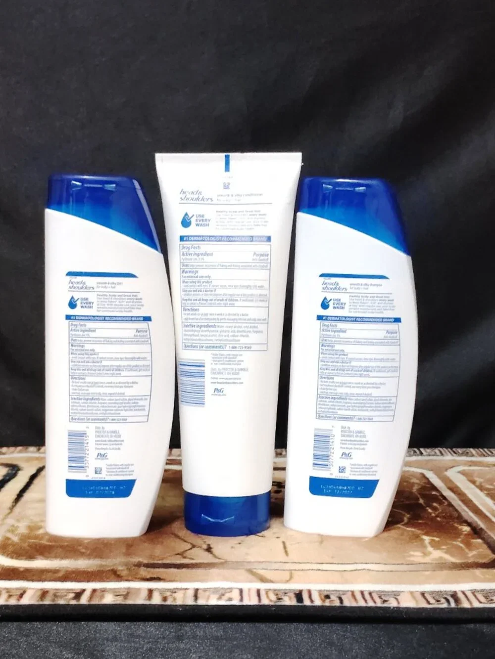 Head & Shoulders Smooth & Silky 2 in 1 & Dandruff Shampoo and Conditioner